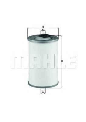Compre KX44D Mahle Original Filtro de combustível